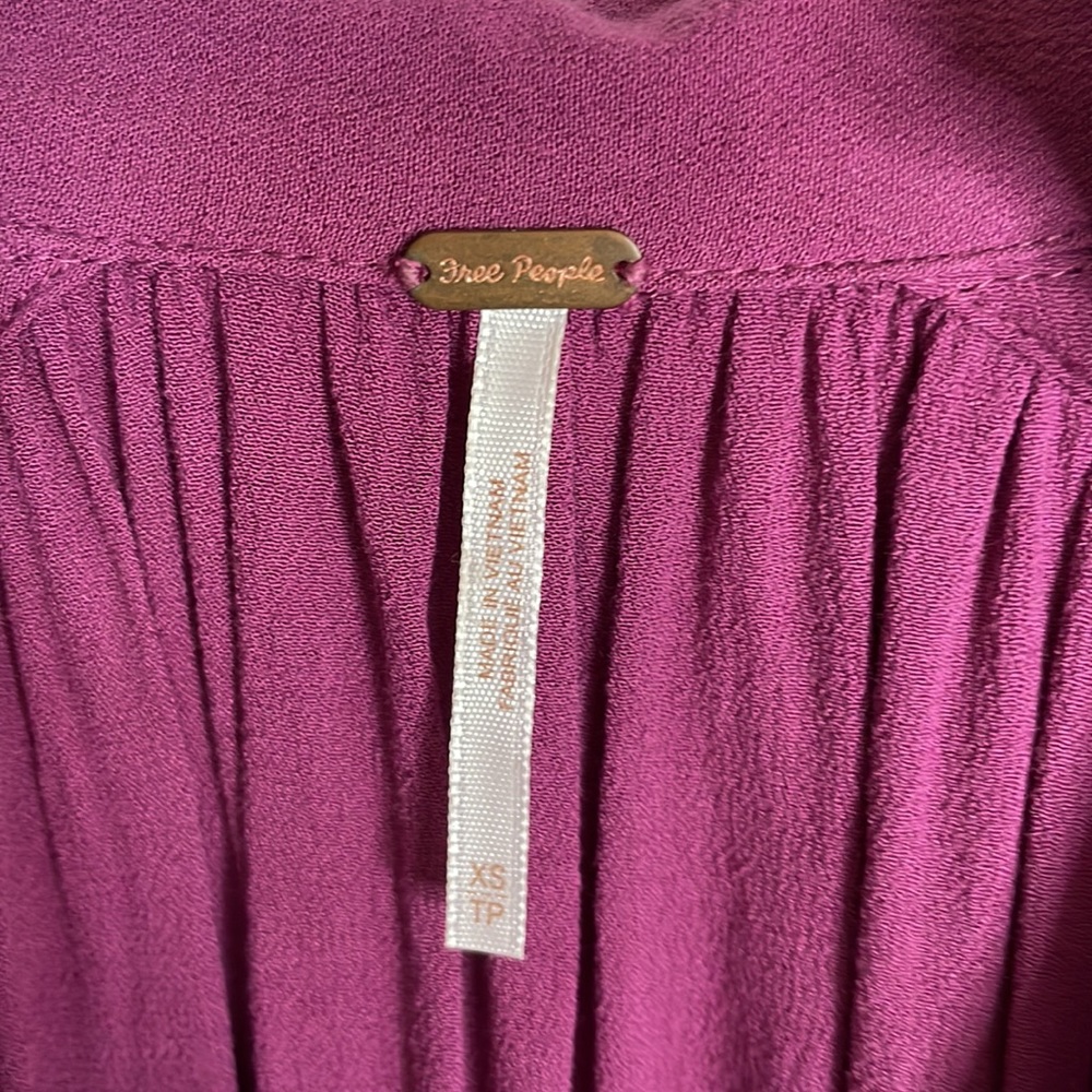 Free People Lace Top Long Sleeve Top - Picture 9 of 9